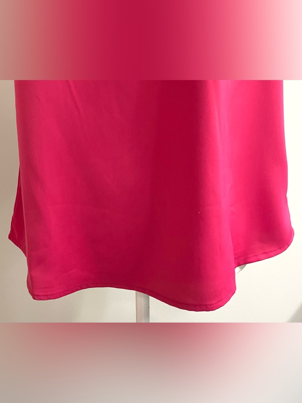 SHEIN Womens M Solid Pink Ruffle Sleeve Top Boho Summer Lightweight Preppy Fairy - Picture 5 of 16